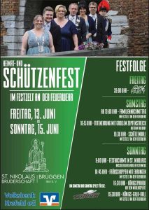 Ablaufplan Schützenfest St. Nikolaus Bruderschaft Brüggen 2025