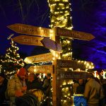 Lichterglanz beim Borner Weihnachtsdorf 2024 in der Adventszeit in Brüggen