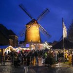 Abendstimmung an der Brachter Mühle bei der Mühlenweihnacht 2025