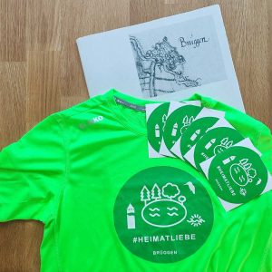 Elmar Storch bei einem Einsatz der Initiative Heimatliebe Brüggen im Freien