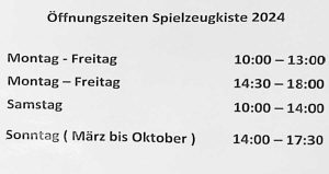 Öffnungszeiten der Spielzeugkiste in Brüggen am verkaufsoffenen Sonntag