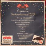 Gäste nehmen ihre Plätze im Bürgersaal Bracht zur Seniorensitzung 2024 ein