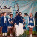 Büttenredner auf der Bühne bei der Seniorensitzung Brüggen 2024